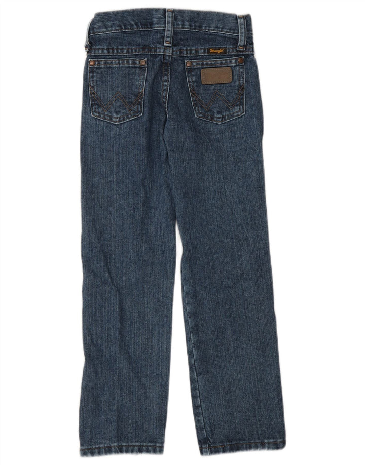Wrangler Boys Slim Jeans 6-7 Years W22 L23 Blue Cotton