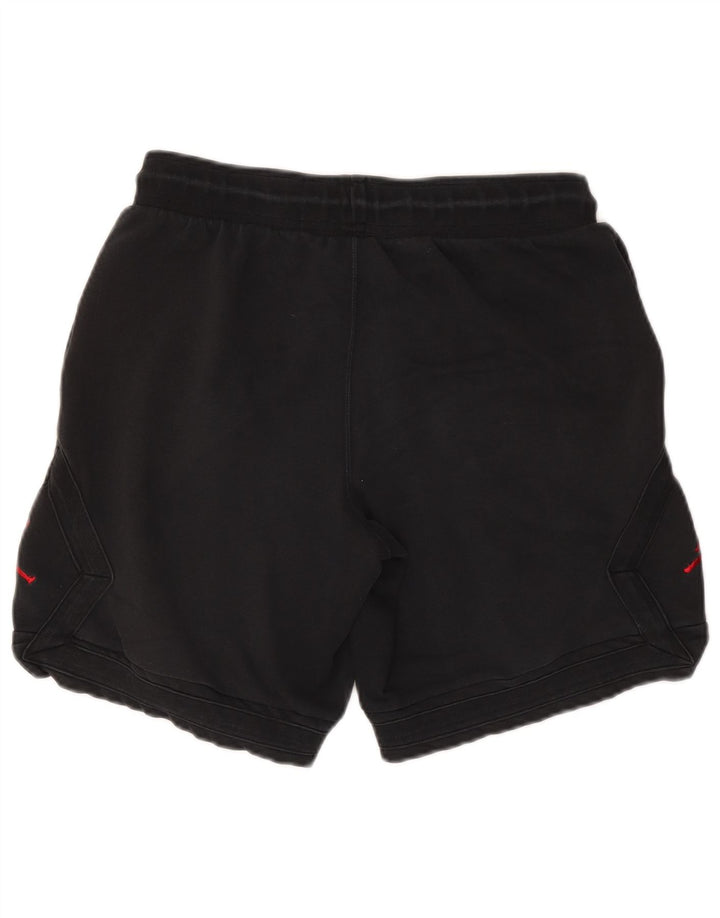 Jordan Mens Standard Fit Sport Shorts Small Black Cotton