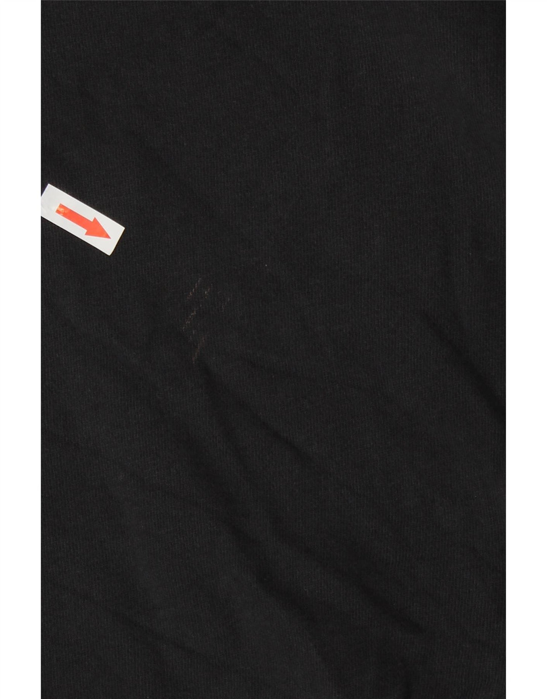 Adidas Womens Oversized Crop Hoodie Jumper UK 12 Medium Black Cotton