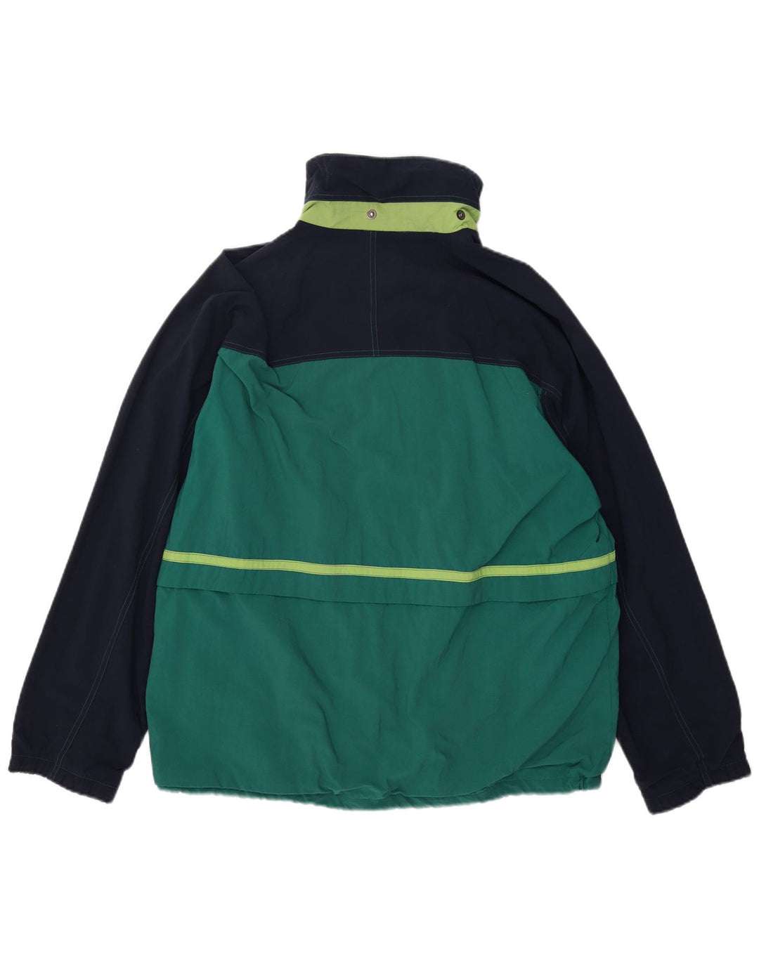 Lotto Mens Windbreaker Jacket Large Green Colourblock