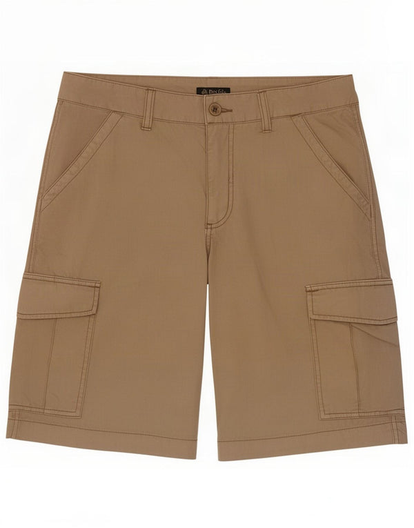 Dack's Mens Cargo Shorts IT 48 Medium W30 Beige Cotton