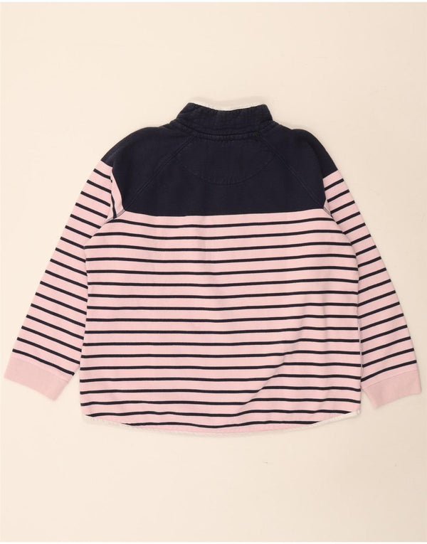 Crew Clothing Womens Oversized Sweatshirt Jumper UK 16 Large Pink Striped