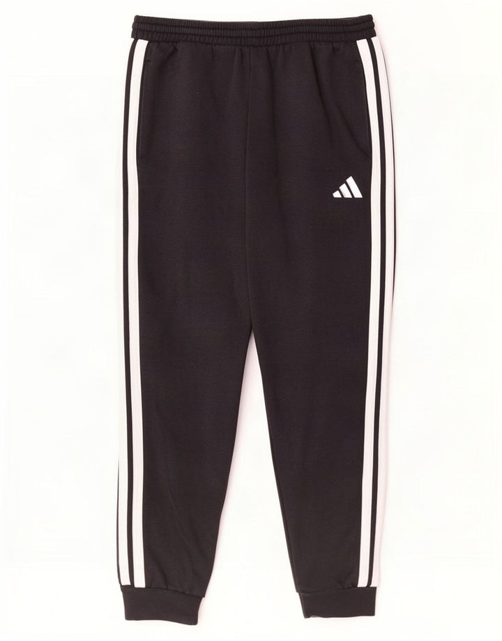 Adidas Mens Tracksuit Trousers Joggers Medium Black Cotton
