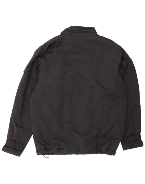 Dickies Mens Windbreaker Jacket UK 40 Large Black Cotton