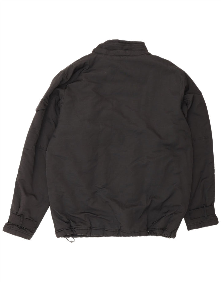 Dickies Mens Windbreaker Jacket UK 40 Large Black Cotton