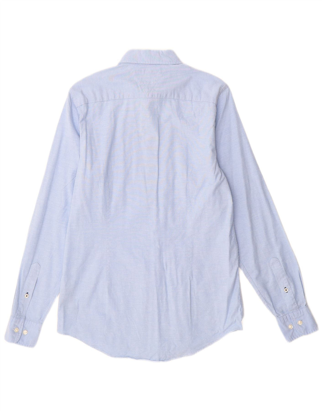 Tommy Hilfiger Mens Slim Fit Shirt Small Blue Cotton