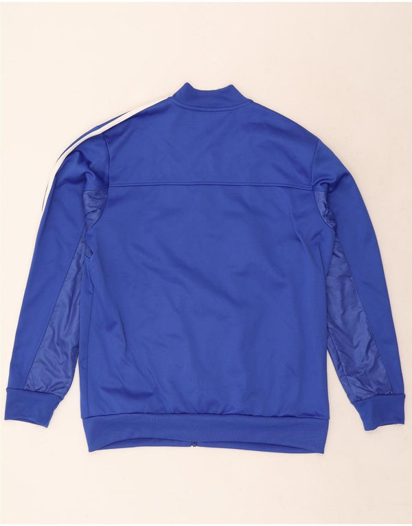 Adidas Mens Chelsea FC Graphic Tracksuit Top Jacket Large Blue Polyester