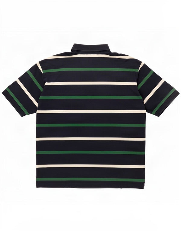 Paul & Shark Mens Polo Shirt 2XL Navy Blue Striped Cotton