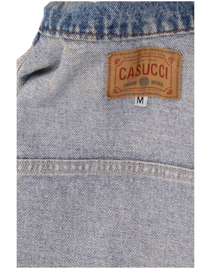 Casucci Womens Denim Gilet UK 12 Medium Blue