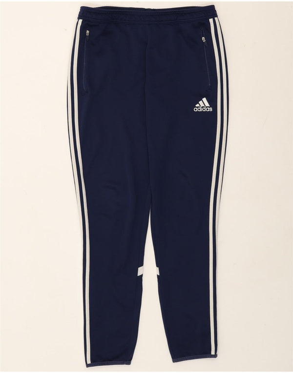 Adidas Mens Climacool Tracksuit Trousers Large Navy Blue Colourblock
