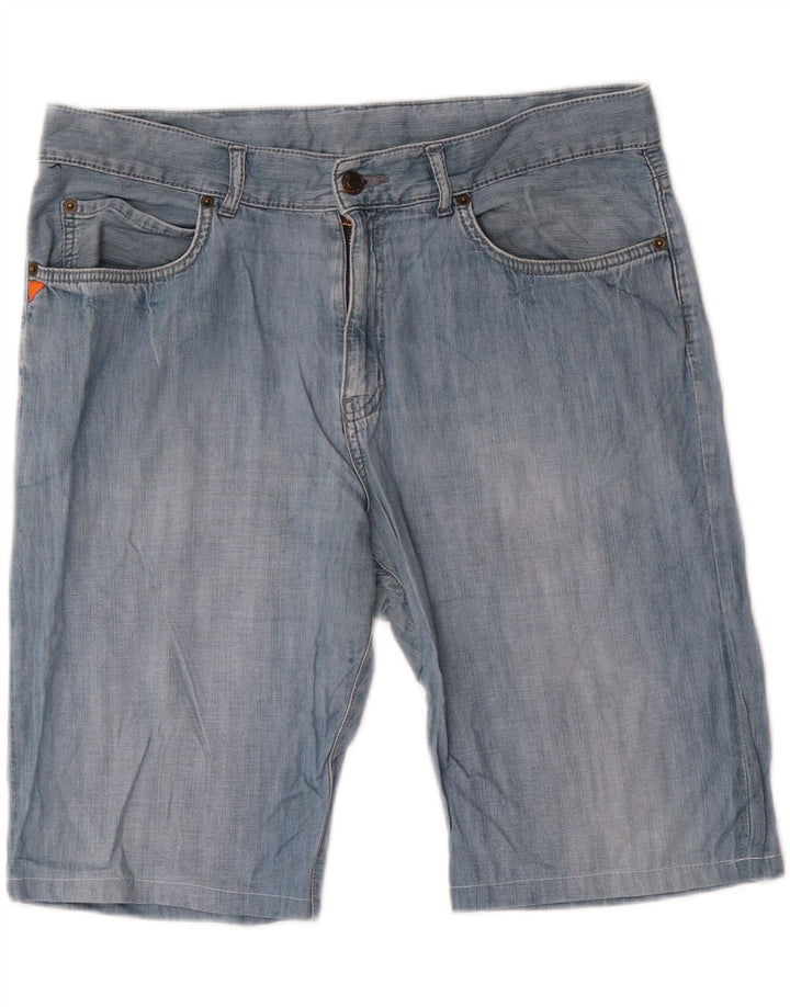 Kappa Mens Perfect Fit Denim Shorts W33 Medium Blue Cotton