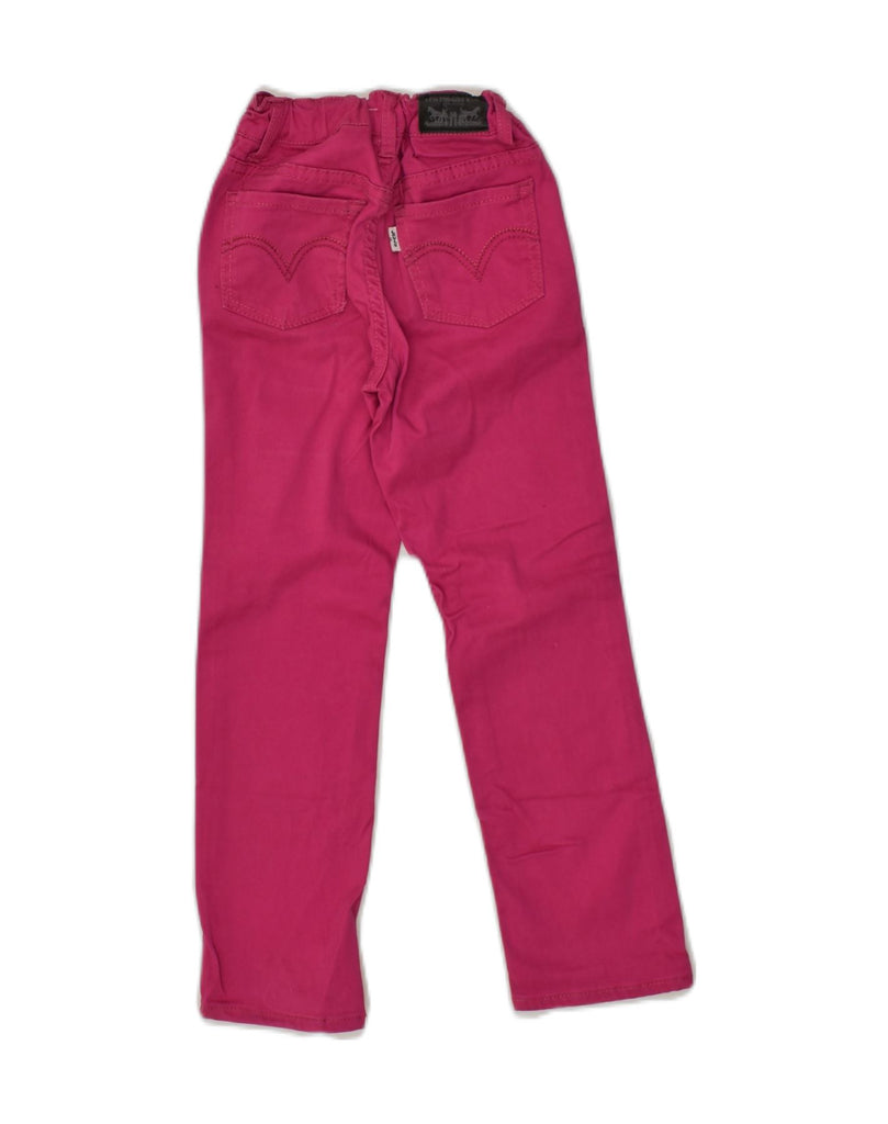 LEVI'S Girls Straight Casual Trousers 5-6 Years W22 L19 Pink Cotton | Vintage Levi's | Thrift | Second-Hand Levi's | Used Clothing | Messina Hembry 