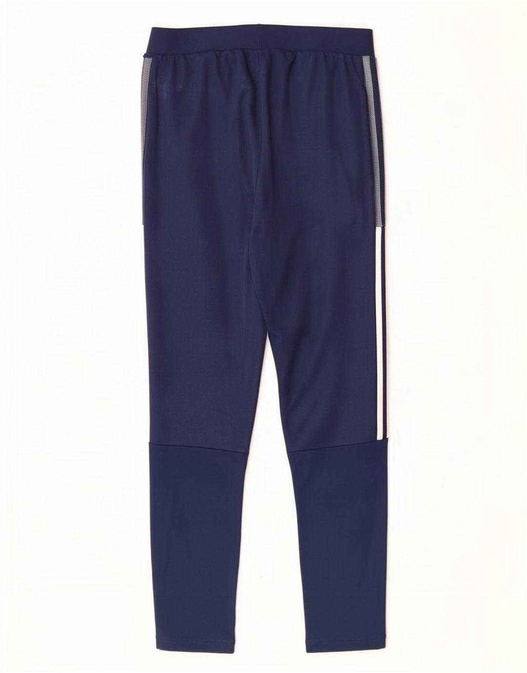 Adidas Womens Tracksuit Trousers UK 10 Small Navy Blue Polyester