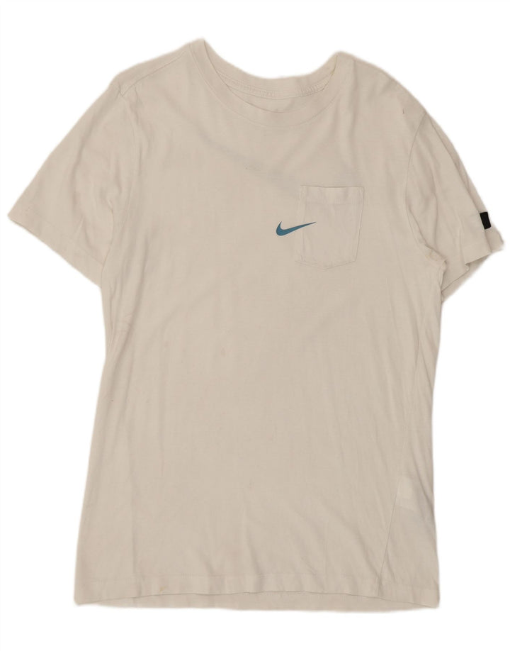 Nike Mens Graphic T-Shirt Top Small White Cotton