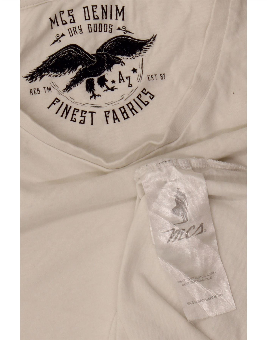 Marlboro Classics Mens T-Shirt Top Large White Cotton
