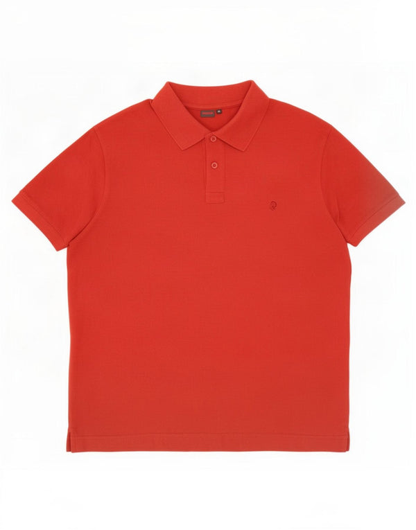 Invicta Mens Polo Shirt IT 50 Medium Red Cotton
