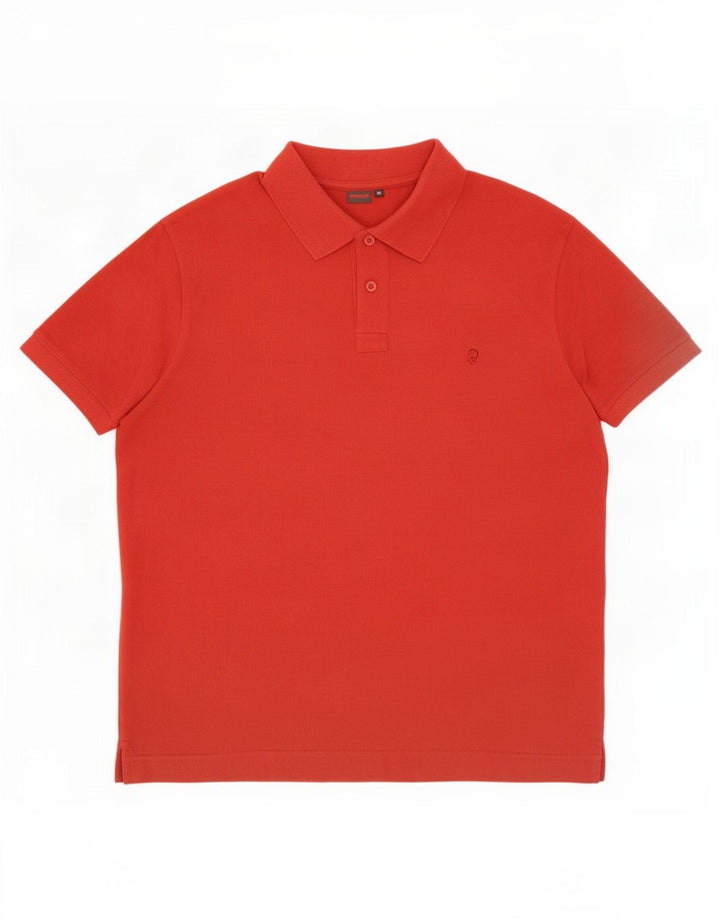 Invicta Mens Polo Shirt IT 50 Medium Red Cotton