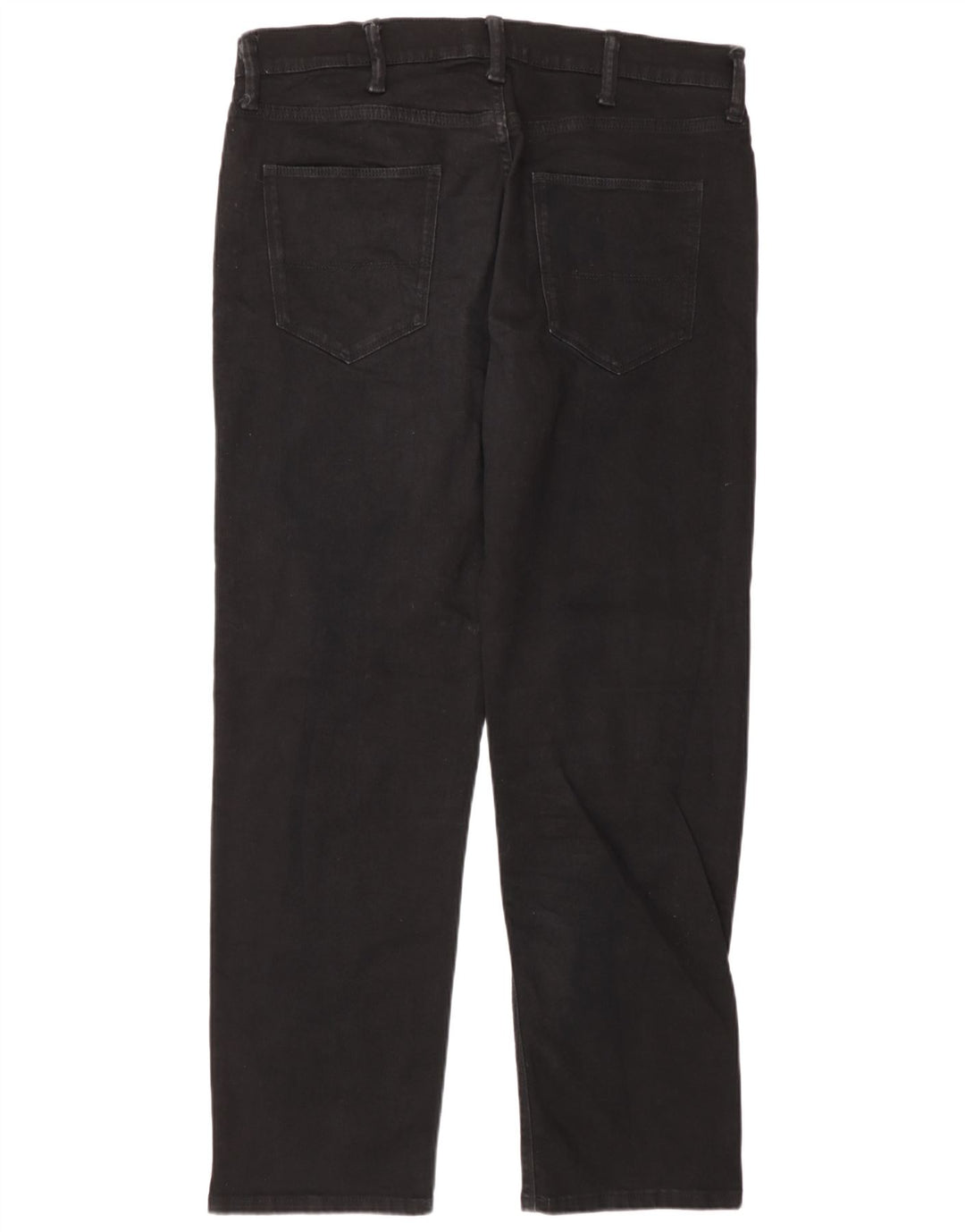 Marks & Spencer Mens Straight Jeans W36 L31 Black Cotton