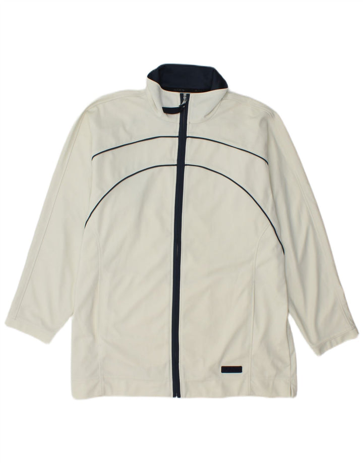 ASICS Mens Tracksuit Top Jacket XL White Polyester