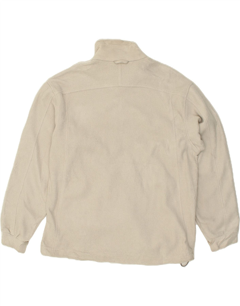 COLUMBIA Mens Fleece Jacket UK 40 Large Beige Polyester | Vintage Columbia | Thrift | Second-Hand Columbia | Used Clothing | Messina Hembry 