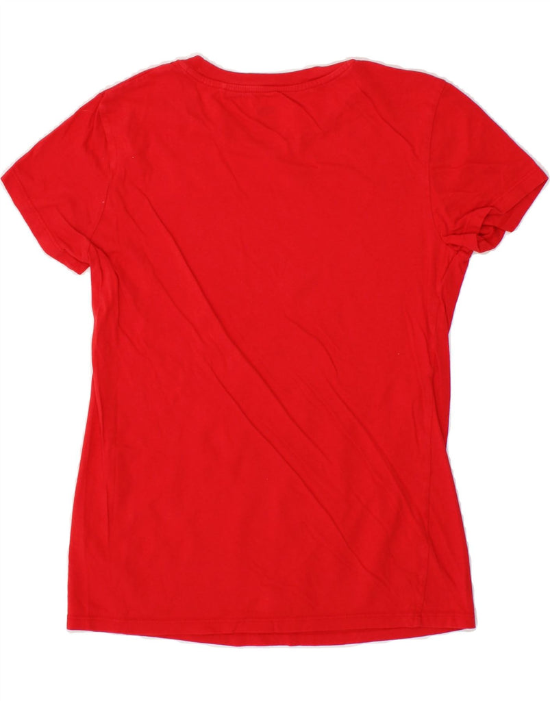 LEVI'S Womens Graphic T-Shirt Top UK 6 XS Red Vintage Levi's and Second-Hand Levi's from Messina Hembry 