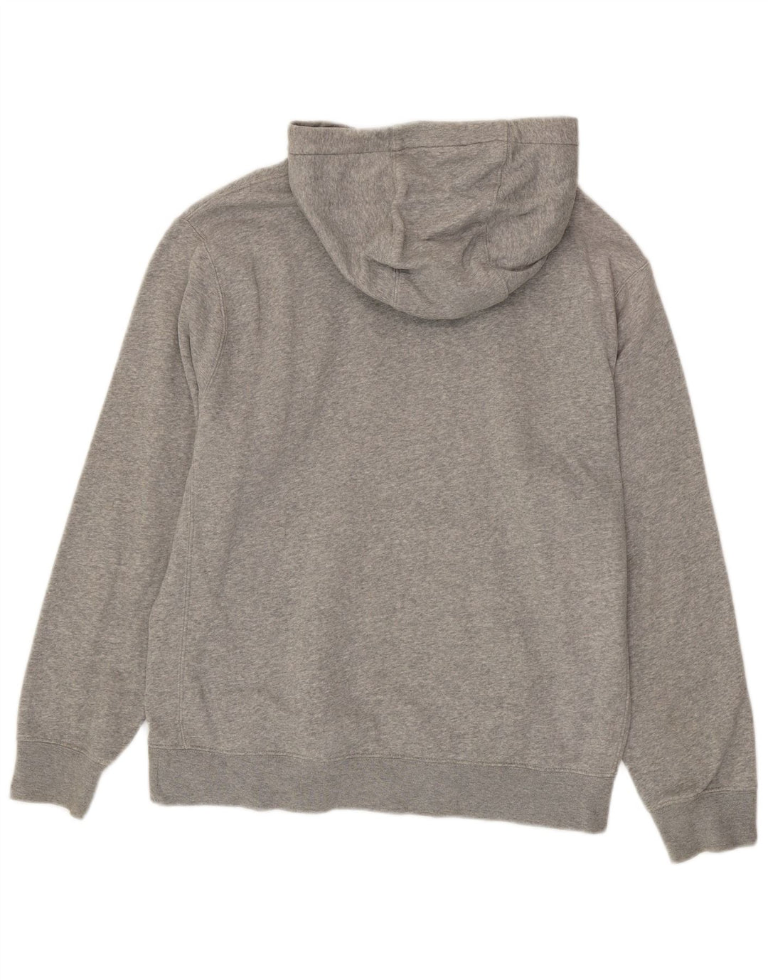 Nike Mens Hoodie Jumper Medium Grey Flecked Cotton