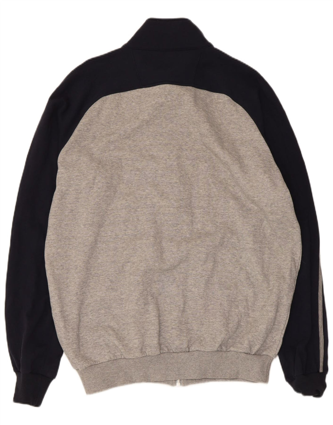 Champion Mens Tracksuit Top Jacket 2XL Grey Colourblock Cotton