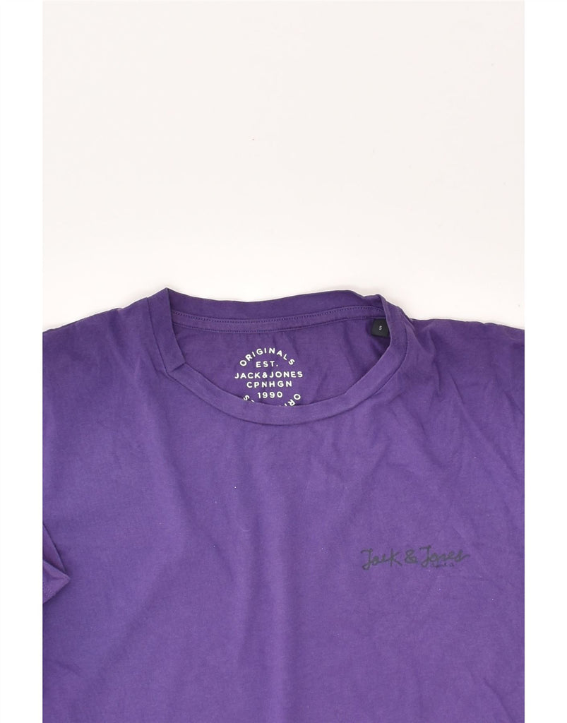 JACK & JONES Mens T-Shirt Top Small Purple Cotton | Vintage Jack & Jones | Thrift | Second-Hand Jack & Jones | Used Clothing | Messina Hembry 