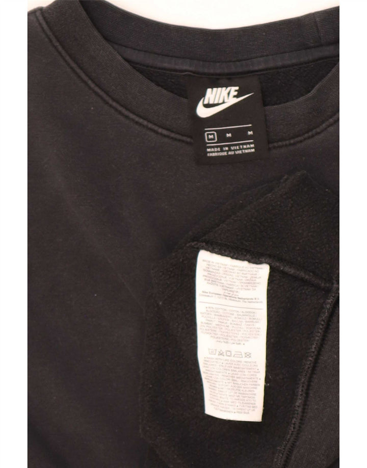Nike Mens Loose Fit Sweatshirt Jumper Medium Black Cotton