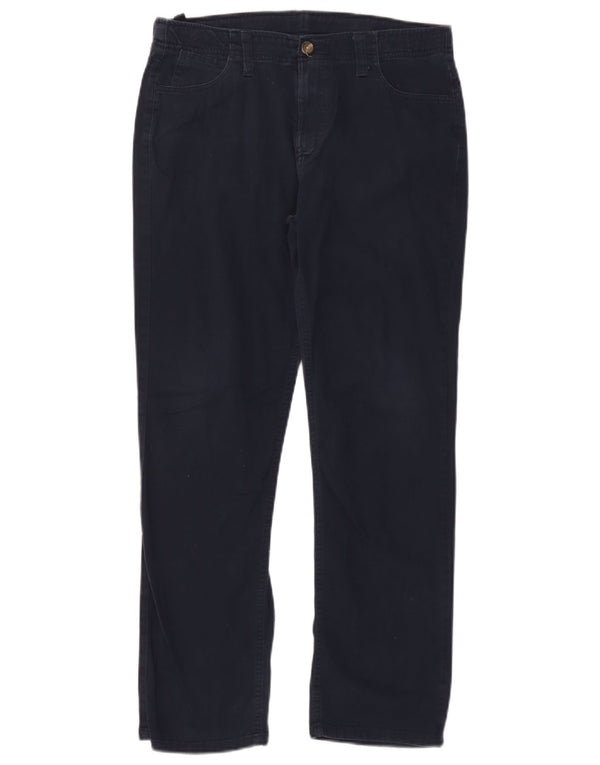 Chaps Boys Husky Straight Casual Trousers 15-16 Years W30 L28 Navy Blue