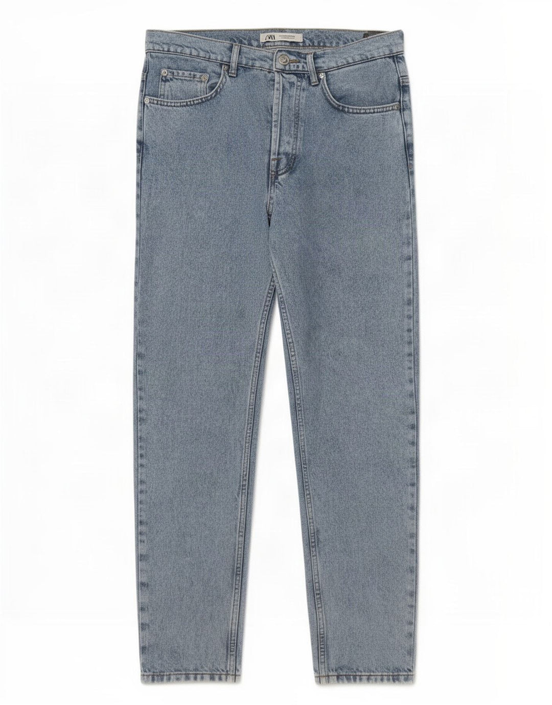 Zara Mens Tapered Jeans EU 40 Medium W31 L30 Blue