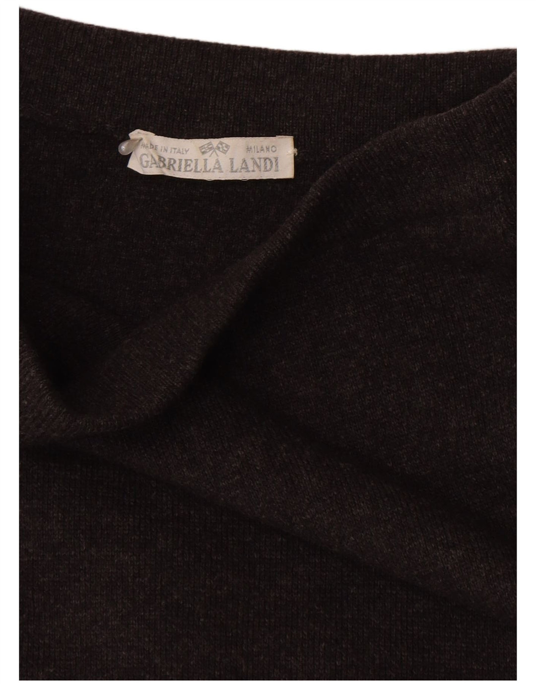 Vintage Womens Knit Pencil Skirt W26 Small Grey