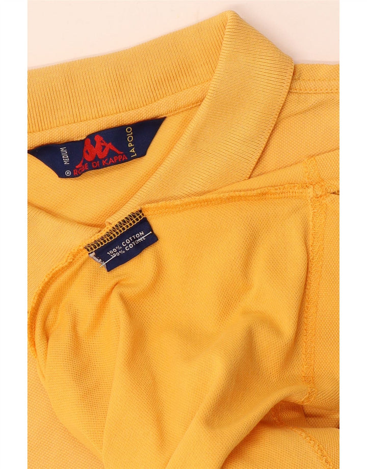 Kappa Mens Polo Shirt Medium Orange Cotton
