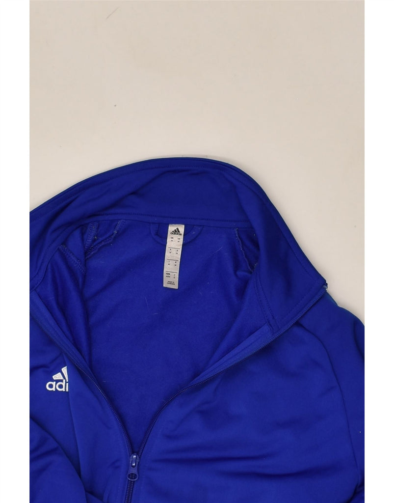 ADIDAS Mens Tracksuit Top Jacket Medium Blue Polyester | Vintage Adidas | Thrift | Second-Hand Adidas | Used Clothing | Messina Hembry 