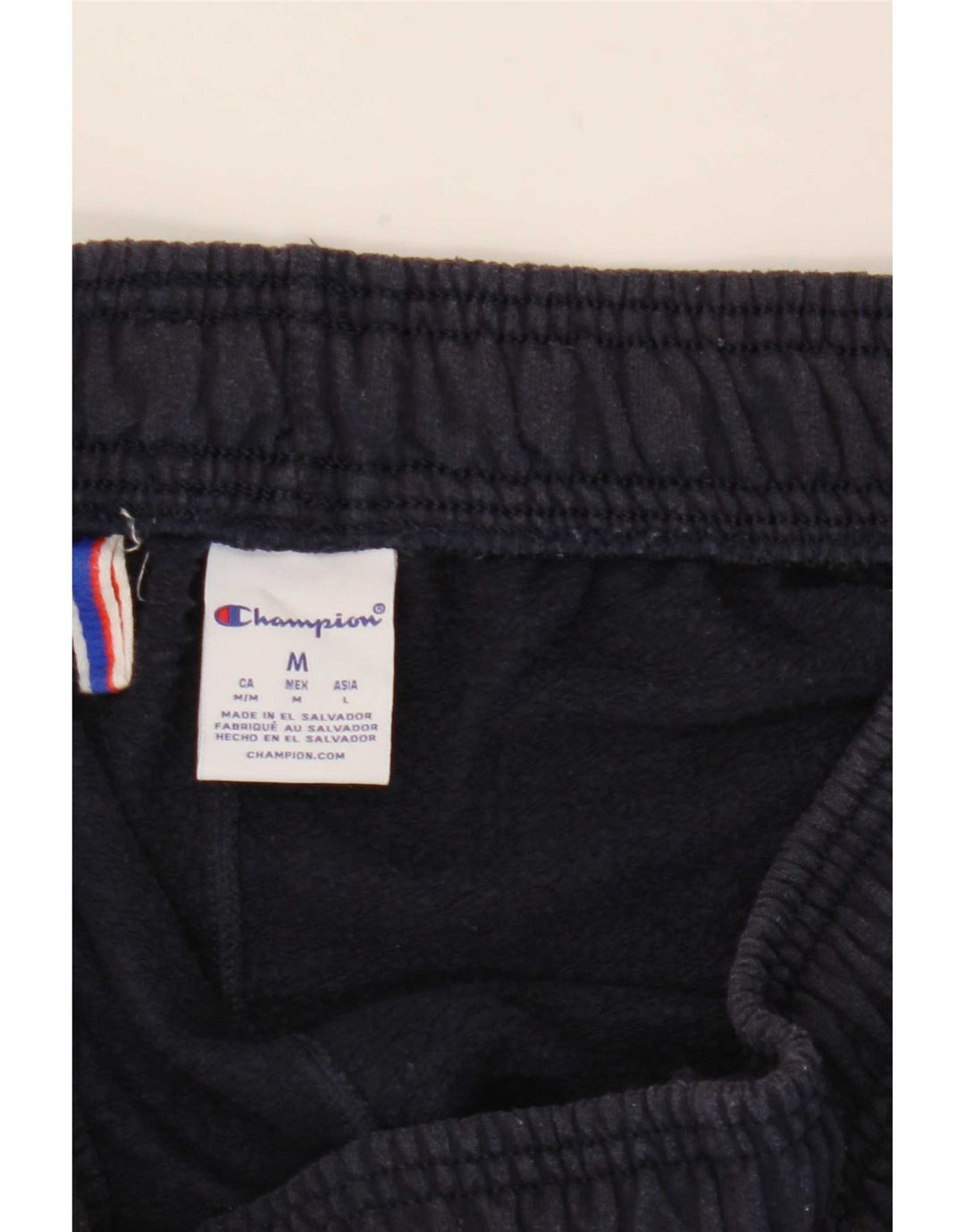 Champion Mens Tracksuit Trousers Medium Navy Blue Cotton