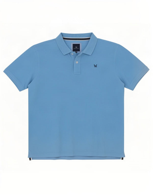 Crew Clothing Mens Polo Shirt XL Blue Cotton