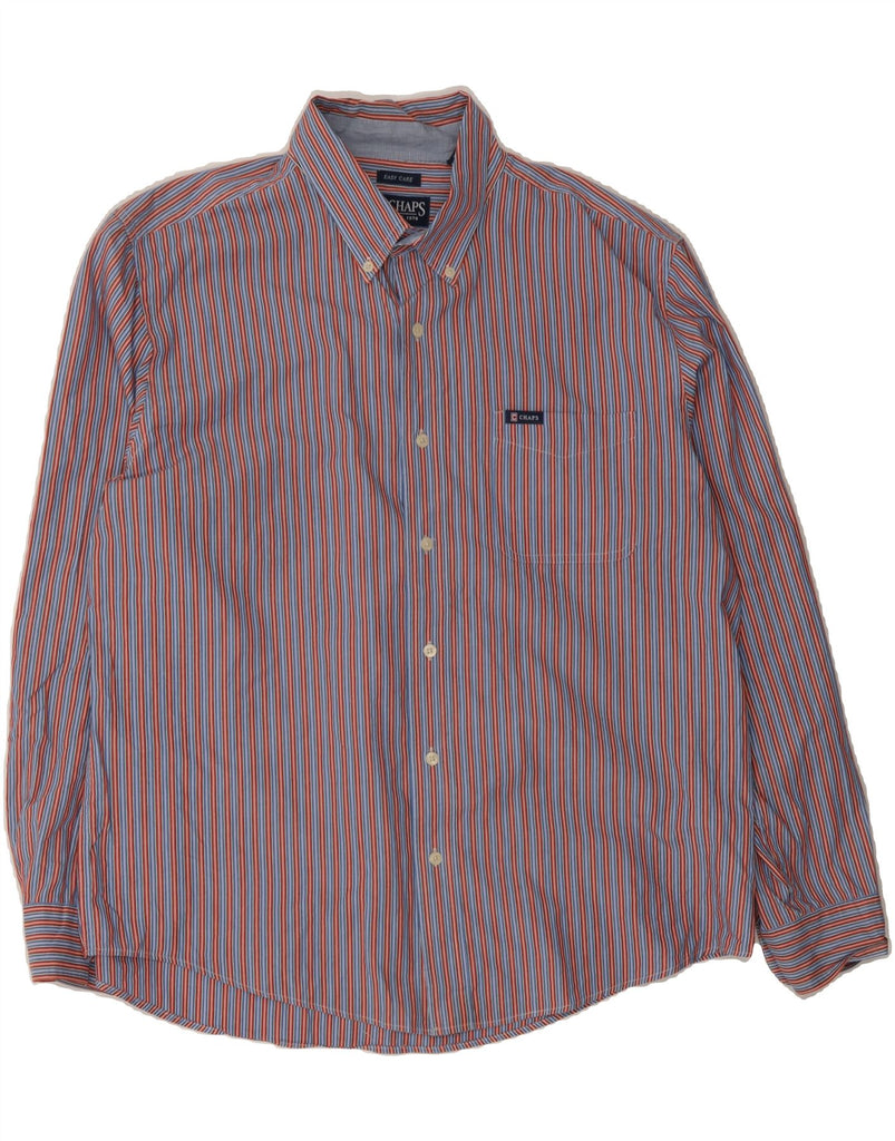 CHAPS Mens Shirt XL Multicoloured Striped Cotton Vintage Chaps and Second-Hand Chaps from Messina Hembry 