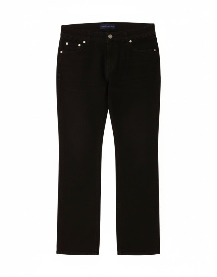Trussardi Womens Slim Jeans W28 L28 Black Cotton