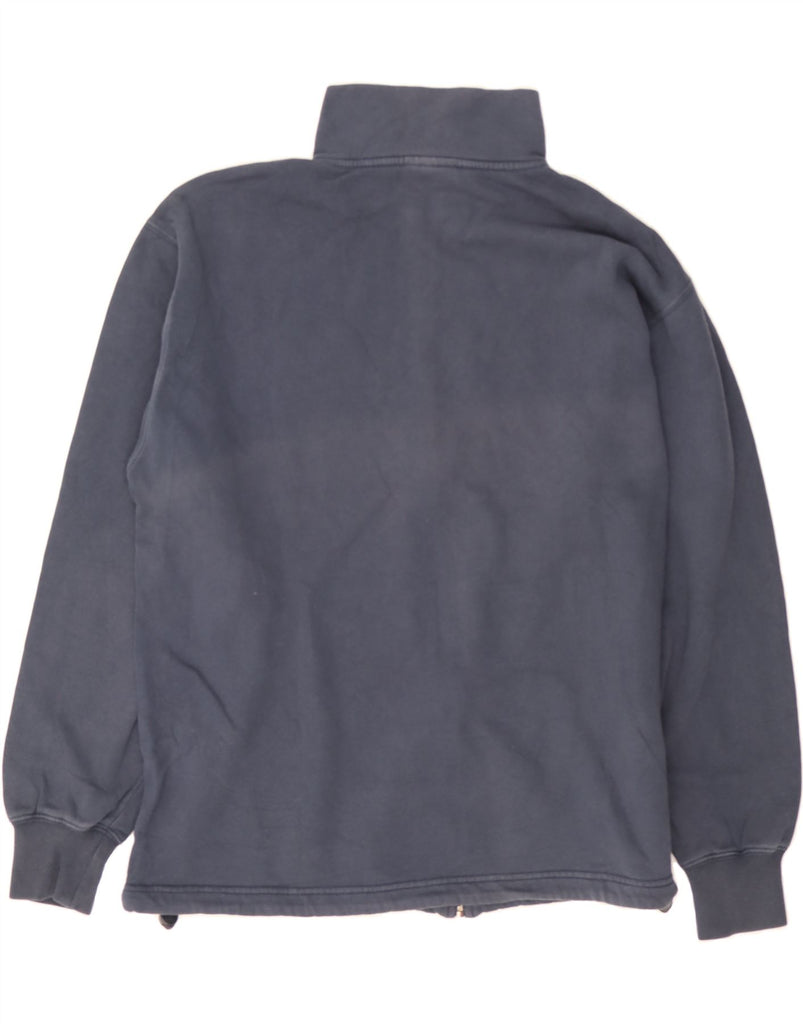 ASICS Mens Tracksuit Top Jacket Large Navy Blue Cotton Vintage Asics and Second-Hand Asics from Messina Hembry 