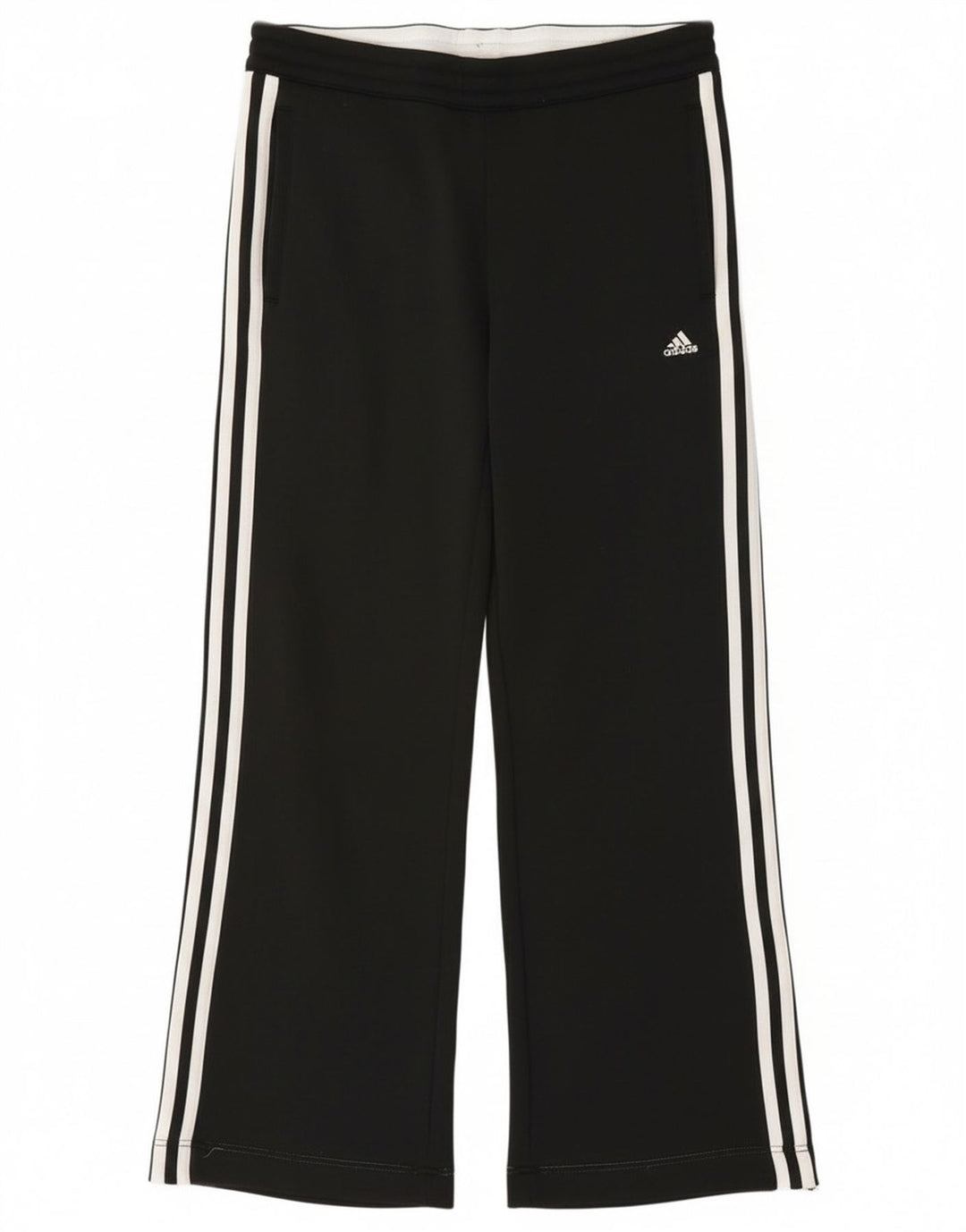 Adidas Womens Climalite Tracksuit Trousers UK 8 Small Black Polyester
