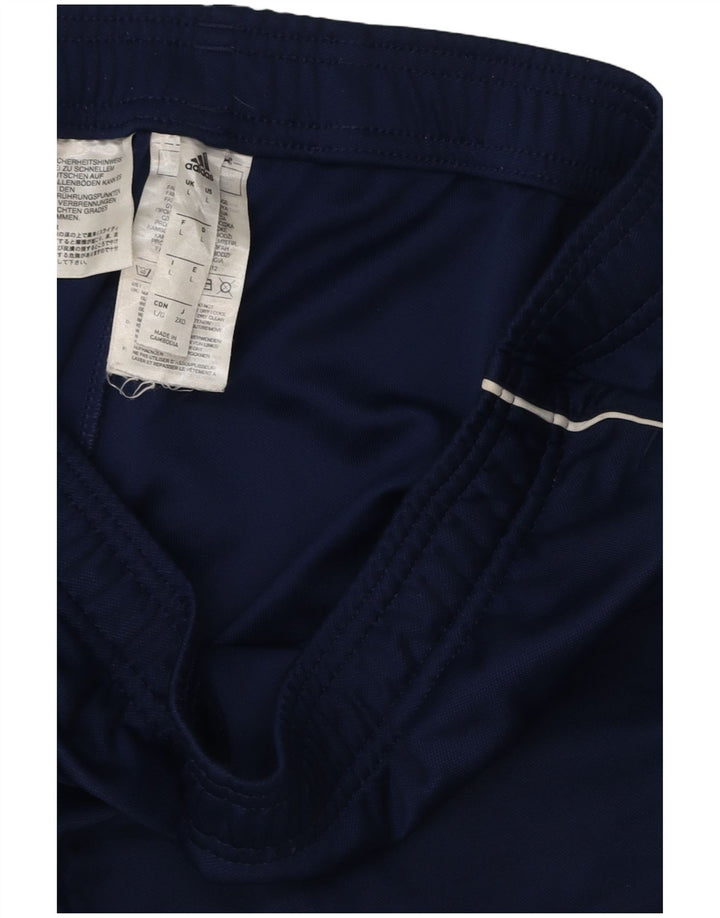ADIDAS Mens Aeroready Tracksuit Trousers Large  Navy Blue Polyester