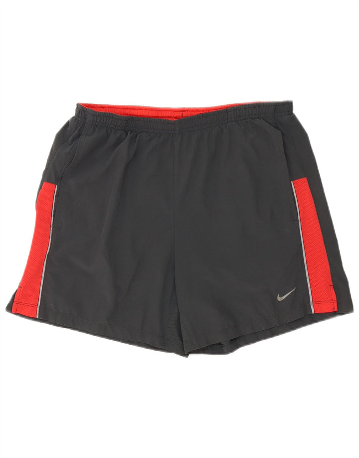 Nike Mens Dri Fit Sport Shorts Medium Grey Colourblock Polyester