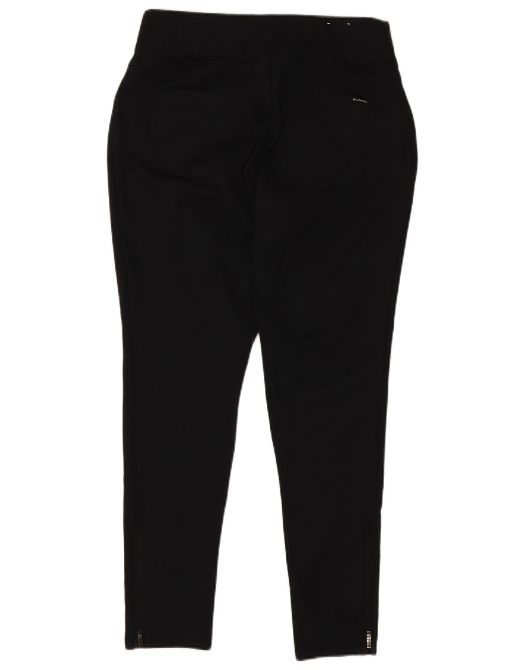 COLUMBIA Womens Slim Casual Trousers Medium W32 L30 Black Polyester