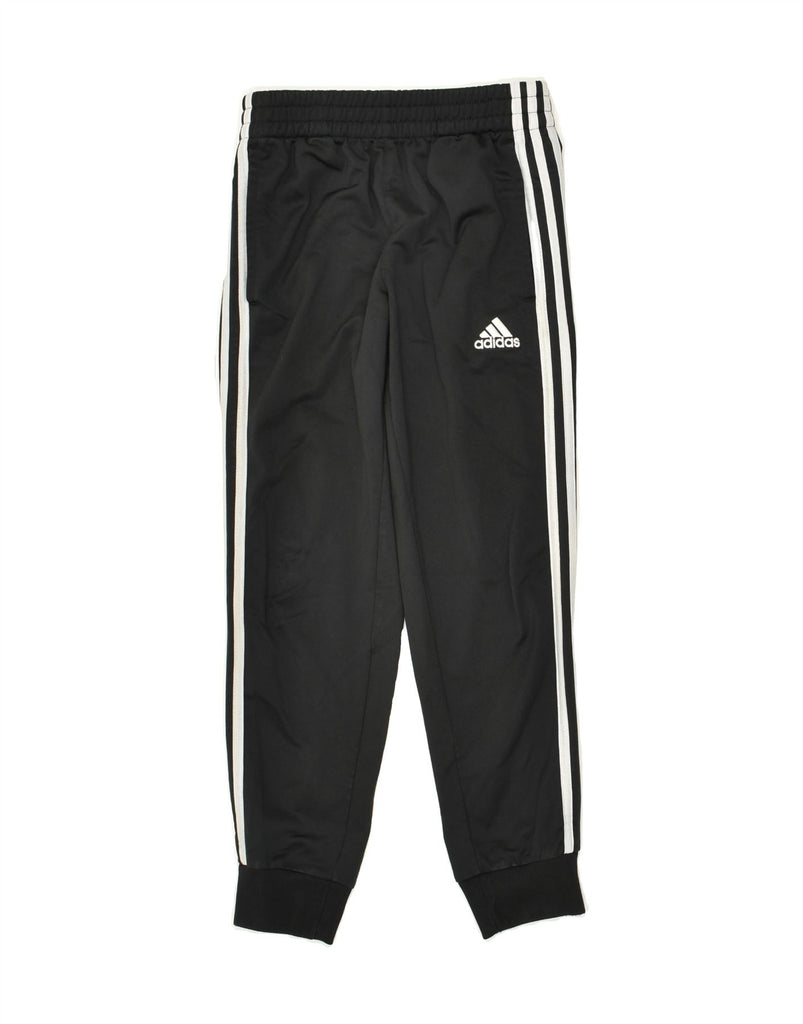 ADIDAS Boys Tracksuit Trousers Joggers 5-6 Years Small Black Polyester | Vintage Adidas | Thrift | Second-Hand Adidas | Used Clothing | Messina Hembry 