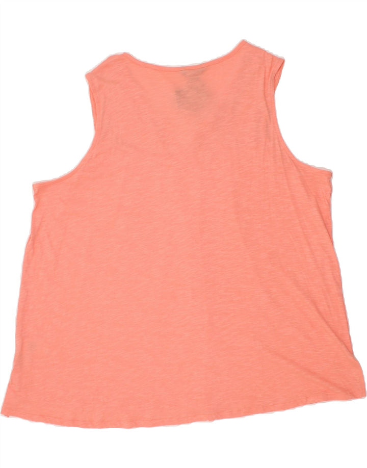 EDDIE BAUER Womens Vest Top UK 20 2XL Pink Cotton Vintage Eddie Bauer and Second-Hand Eddie Bauer from Messina Hembry 