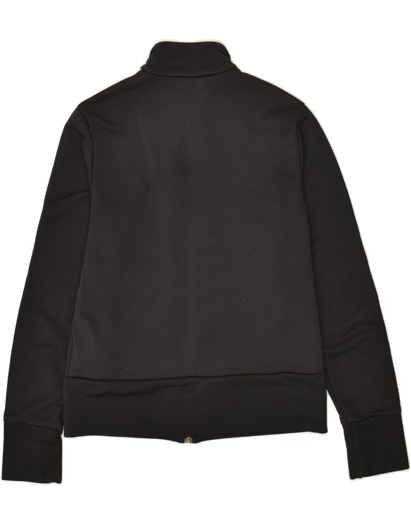 ADIDAS Womens Tracksuit Top Jacket UK 14 Medium  Black Polyester | Vintage Adidas | Thrift | Second-Hand Adidas | Used Clothing | Messina Hembry 