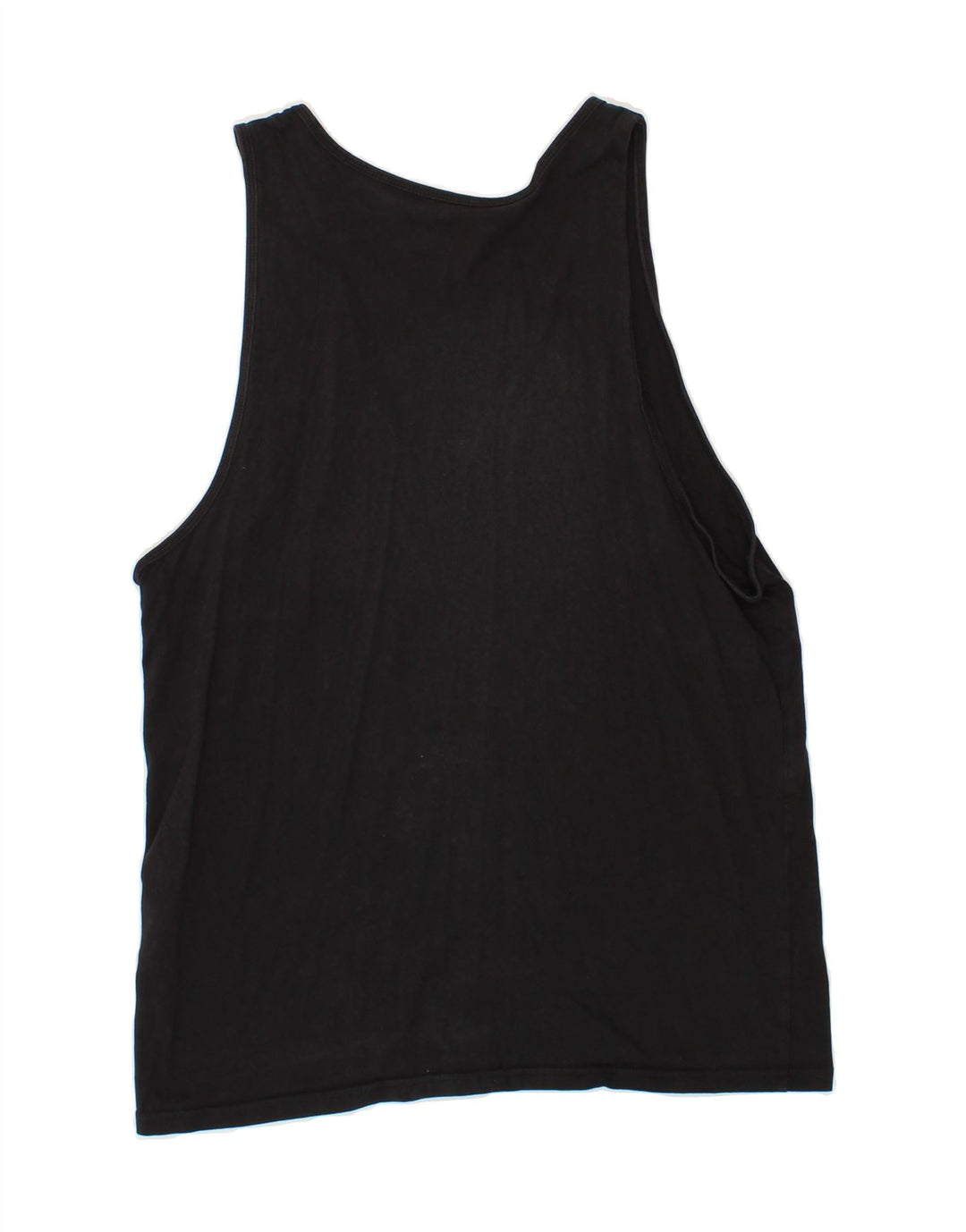 LEVI'S Womens Graphic Vest Top UK 14 Medium Black Cotton Vintage Levi's and Second-Hand Levi's from Messina Hembry 