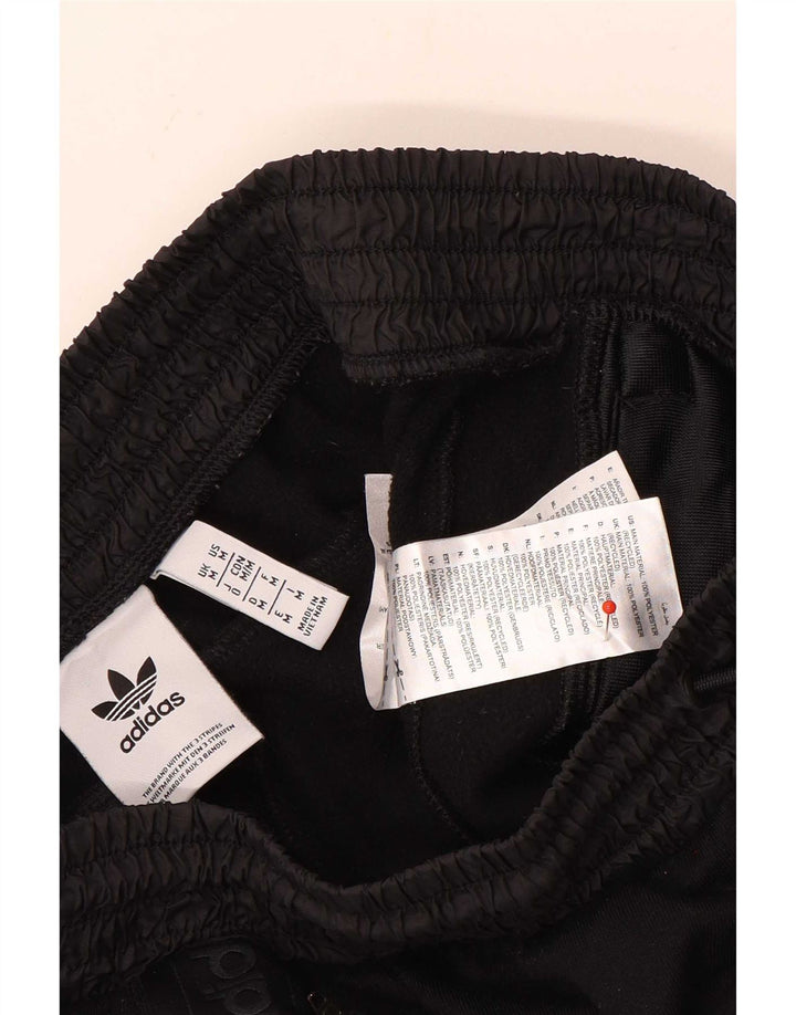 Adidas Mens Graphic Tracksuit Trousers Joggers Medium Black Polyester