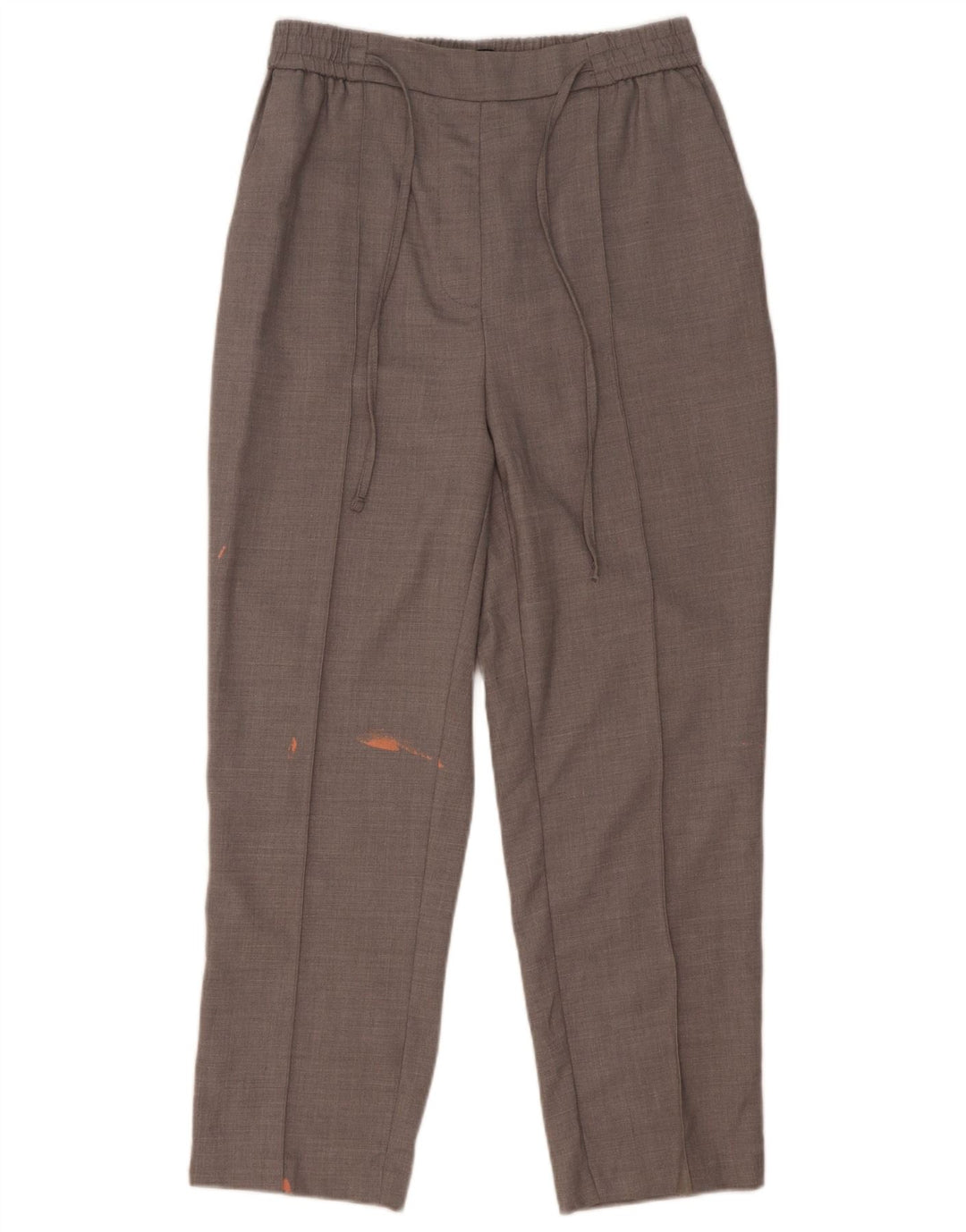 Zara Womens Tapered Chino Trousers Medium W28 L26 Grey Polyester