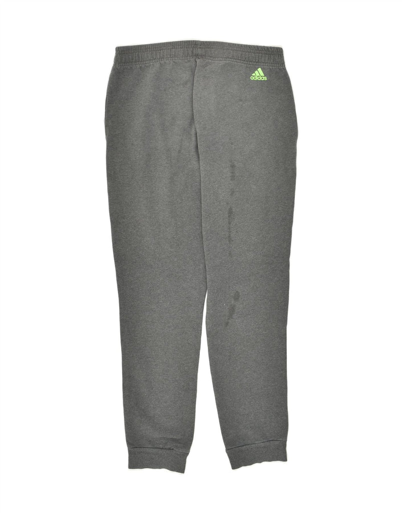 ADIDAS Mens Graphic Tracksuit Trousers Joggers Medium Grey Cotton Vintage Adidas and Second-Hand Adidas from Messina Hembry 